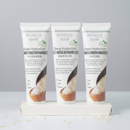 3in1 BIOAQUA Deep Hydration Rice Spa Kit