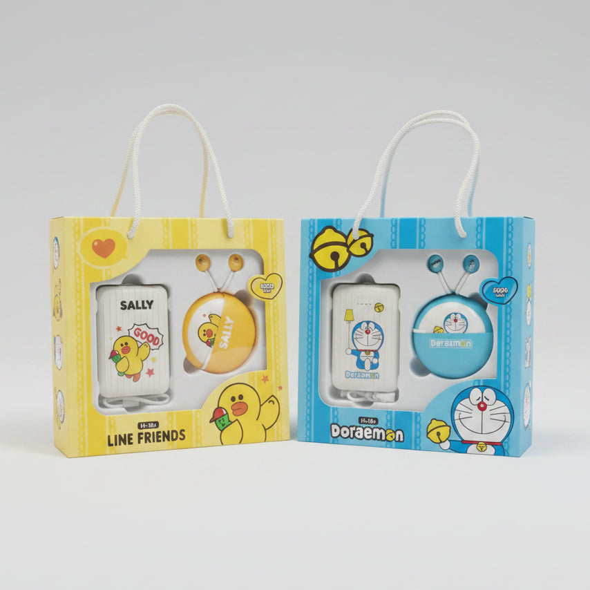 Kids Power Bank with Storage Box & Lanyard