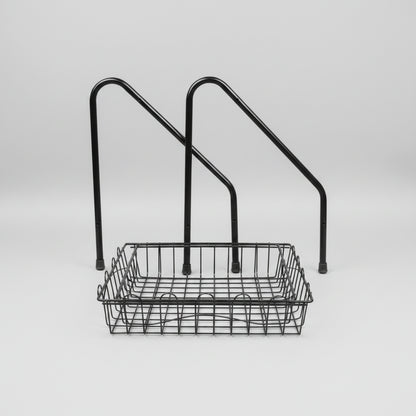 2-Tier Fruit Basket with Bottle Rack – Kitchen Storage Stand