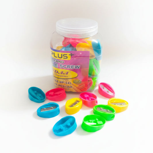 Colorful Pencil Sharpeners Jar – Single Blade
