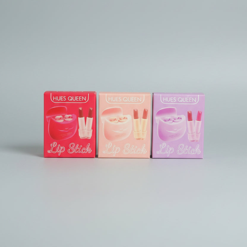 HUES QUEEN Lip Stick Set (3 Shades)