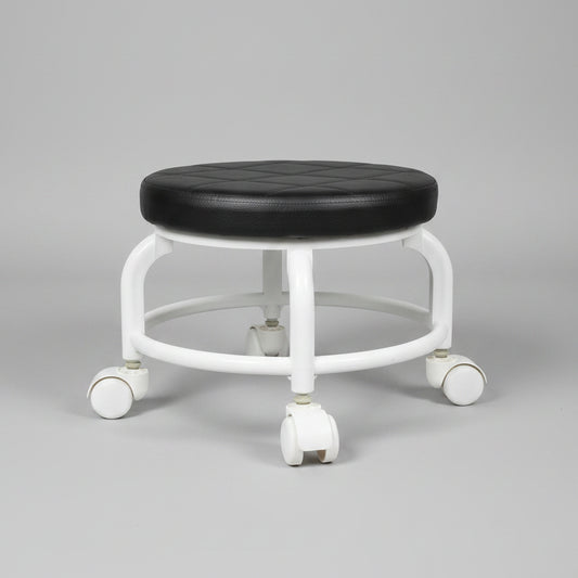360° Rolling Adjustable Swivel Stool with Wheels | Padded Seat