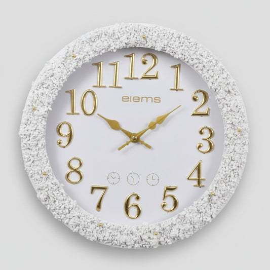 Luxury Decorative Wall Clock – Modern Silent Quartz Clock with Gold Numbers