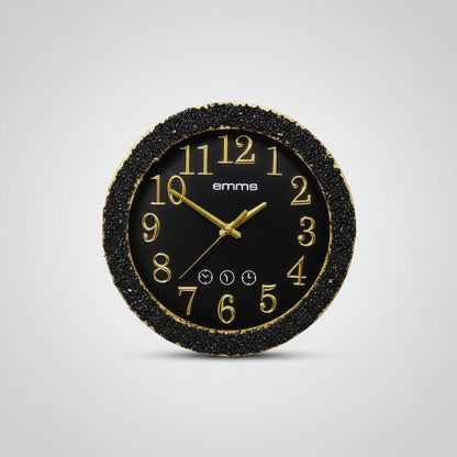 Luxury Decorative Wall Clock – Modern Silent Quartz Clock with Gold Numbers