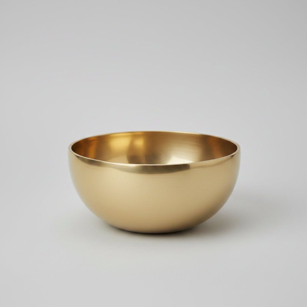 Luxury Gold Stainless Steel Serving Bowl – Multipurpose Kitchen & Dining Bowl