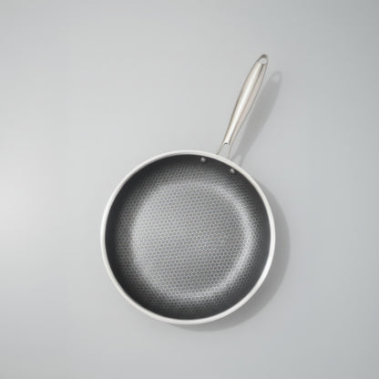 Premium Honeycomb Non-Stick Frying Pan – Stainless Steel Handle