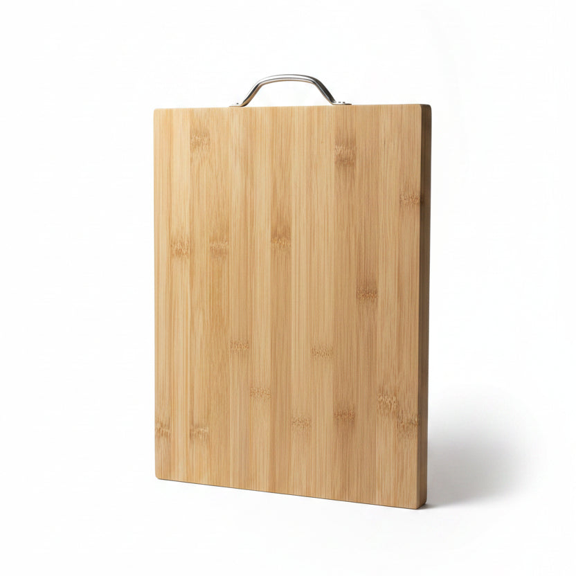 Natural Bamboo Chopping Board with Handle For Multipurpose