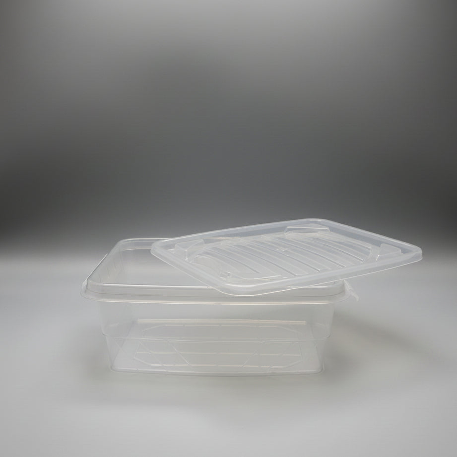 Clear Storage Box with Handle & Lid – Multi-Purpose Organizer Bin