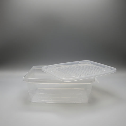Clear Storage Box with Handle & Lid – Multi-Purpose Organizer Bin