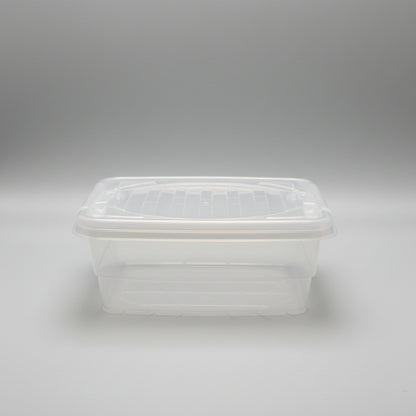 Clear Storage Box with Handle & Lid – Multi-Purpose Organizer Bin