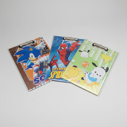 Kids Character Clipboard – Fun Cartoon Print, 1pcs