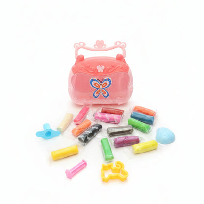Colorful Butterfly Modeling Clay Purse Kit with Tools