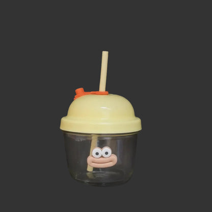 Cute Face & Dome Lid Sipper Cup For Kids (1piece)