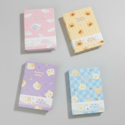 Cute Bear Mini Pocket Notebooks  (4 Designs)
