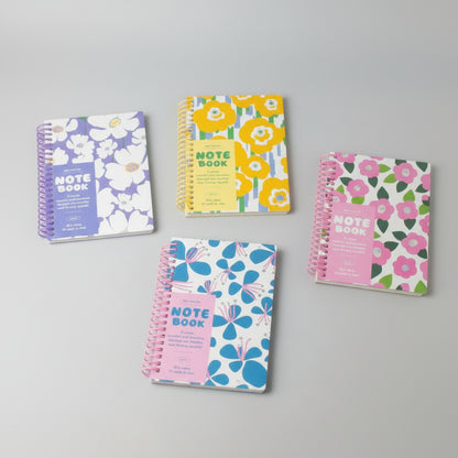 Floral Mini Spiral Notebook – Cute Pocket Memo Book for School, Office & Journaling