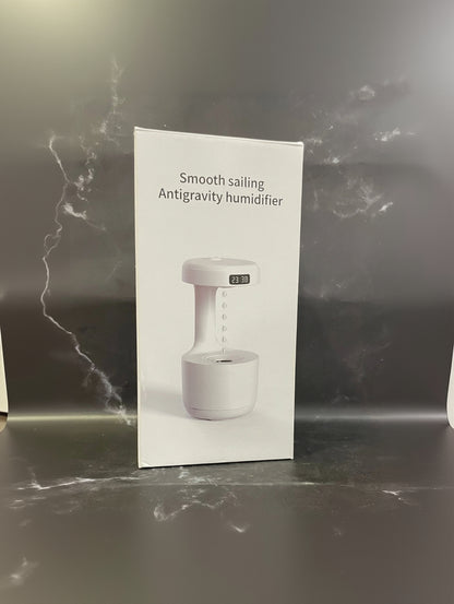 Antigravity Humidifier with LED Clock Display | USB Ultrasonic Cool Mist Air Humidifier