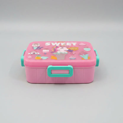Stainless Steel Kids Lunch Box with Compartments – Leakproof Bento Lunch Box for School & Travel