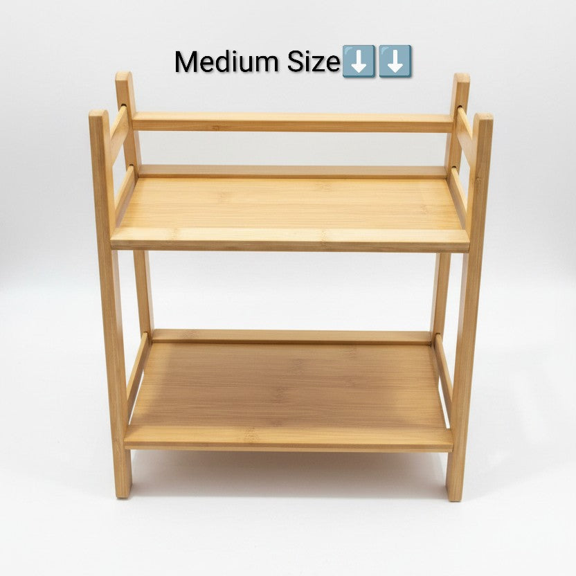 Kitchen Wooden Spice Rack & Storage Stand