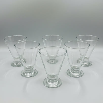 LIMON Milan 6-Piece Cold Drink Glass Set – 250ml Premium Clear Beverage Glasses