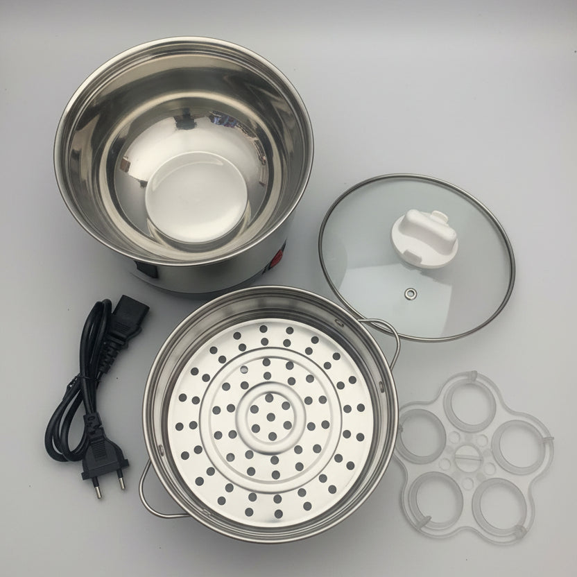 Electric Pot 1.5L Multi-Purpose Cooker with Steamer