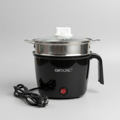 Electric Pot 1.5L Multi-Purpose Cooker with Steamer