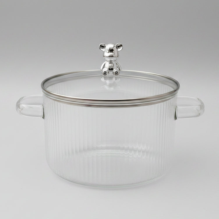 WellDeco Heat Resistant Glass Casserole with Lid | Premium Serving Bowl
