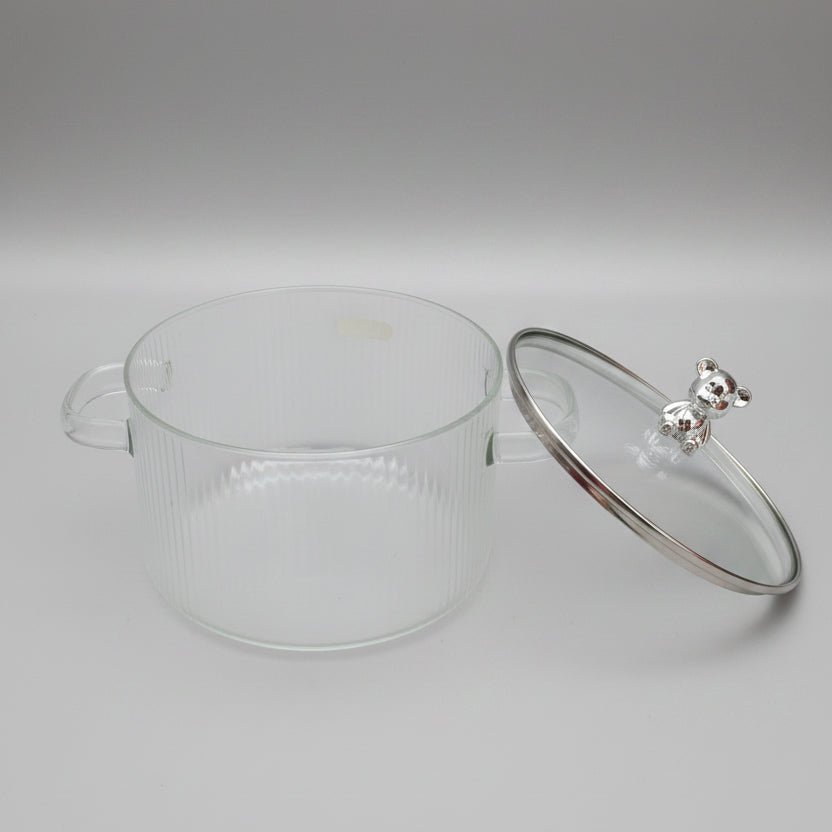 WellDeco Heat Resistant Glass Casserole with Lid | Premium Serving Bowl