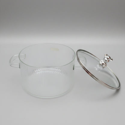 WellDeco Heat Resistant Glass Casserole with Lid | Premium Serving Bowl