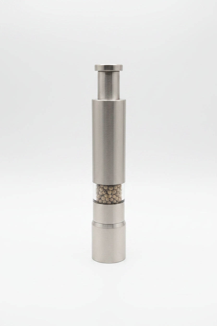 Premium Stainless Steel Manual Pepper Mill Grinder | Adjustable Spice & Salt Grinder