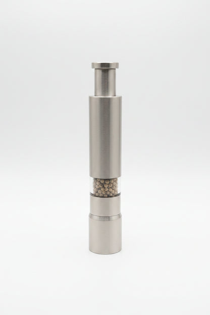 Premium Stainless Steel Manual Pepper Mill Grinder | Adjustable Spice & Salt Grinder