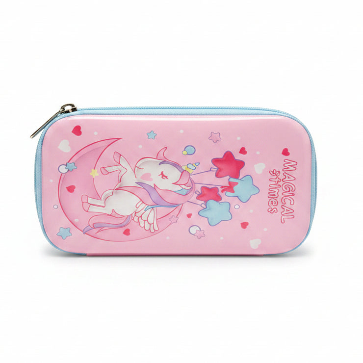 3D Pencil Case with Zipper | Kids Cartoon Pencil Box