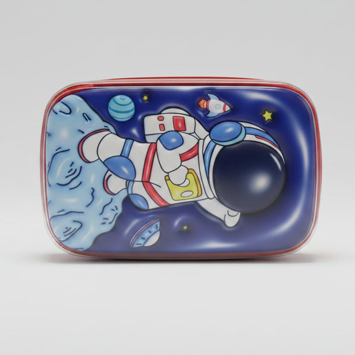 3D Pencil Case with Zipper | Kids Cartoon Pencil Box