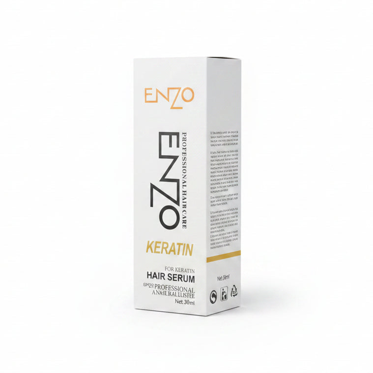 ENZO Brazilian Keratin Hair Care Set – Shampoo, Hair Treatment Mask & Keratin Hair Serum