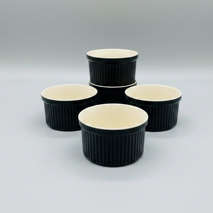6-Piece Ceramic Bowls Set – Dessert & Dip Bowls