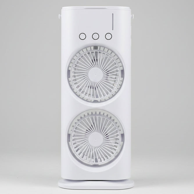 Double-Ended Spray Fan – Portable USB Rechargeable Air Cooler