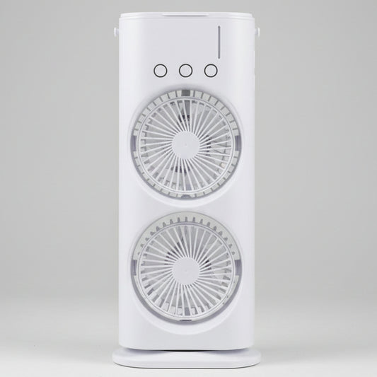 Double-Ended Spray Fan – Portable USB Rechargeable Air Cooler