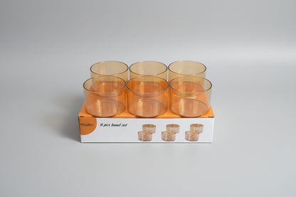 6 Pcs Premium Glass Bowl Set