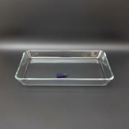 DELISOGA Rectangular Glass Fruit & Serving Tray