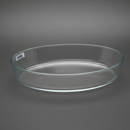 DELISOGA Oval Glass Baking Dish - Heat-Resistant Ovenware