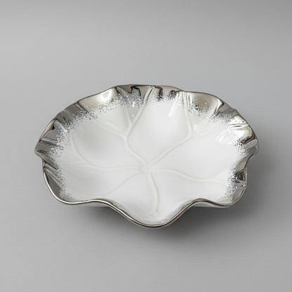 Lotus Leaf Round Bowl – Elegant Royal Collection Serving Bowl