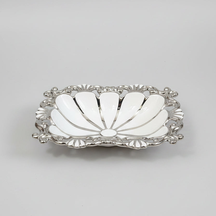 Royal Collection Rattan Rectangle Serving Bowl