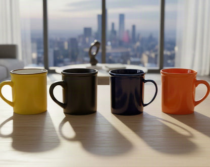 Multi Color Ceramic Coffee Mug –6PCS SET
