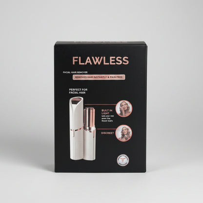 Flawless Finishing Touch Facial Hair Remover – 18K Gold-Plated Painless Hair Trimmer
