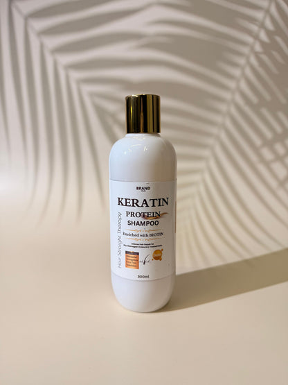 Keratin shampoo for straight hairs