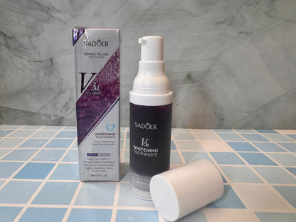 SADOER V34 Color Corrector Teeth Whitening Serum – Instant Brightening Effect