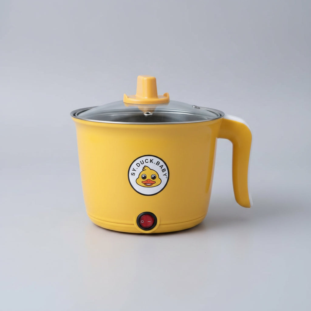 Electric Pot 1.5L Multi-Purpose Cooker with Steamer