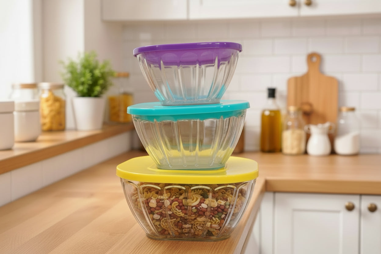 Laviena 3-Piece Serving & Storage Box Set – Premium Quality & Elegant Design