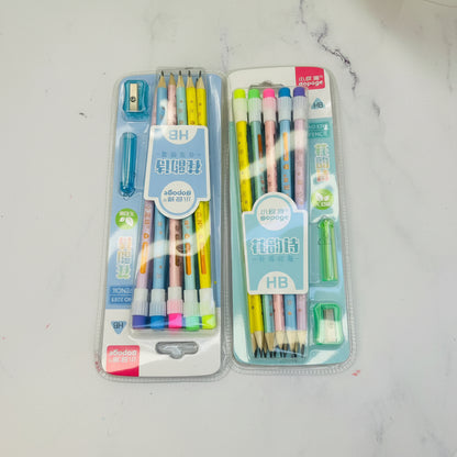 10 Pec Pencils Pack with Sharpener Smooth Writing & Durable Pencils for Kids, Students & Professionals