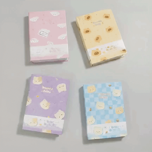 Cute Bear Mini Pocket Notebooks  (4 Designs)