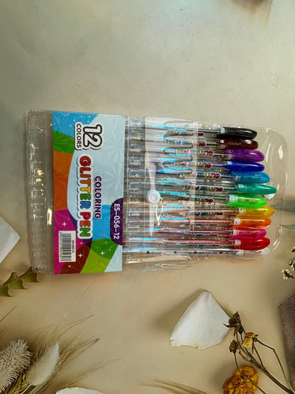 Glitter Coloring Pens
